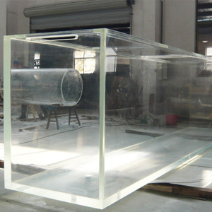 Réservoir de poissons en verre <span class=keywords><strong>plexi</strong></span> transparent personnalisé en usine Aquarium en acrylique d'extérieur super professionnel - Product Image 3