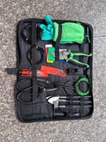 Ensemble d'outils de jardinage en acier inoxydable, 24 pièces, outils à main avec boîte de rangement, pour la plantation à domicile, l'entretien des bonsaïs, Kit de jardinage