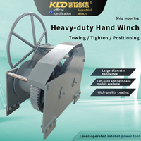 El bağlama vinci ağır büyük el wheelanti-korozyon ve proofproofmarine Large Large halat CapacityManual fren vinç