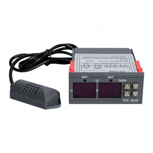 เครื่องควบคุมอุณหภูมิและความชื้น STC-3028 เครื่องควบคุมอุณหภูมิและความชื้นแบบสองระบบ สำหรับโรงเรือนเพาะปลูกและเพิ่มความชื้น - Product Image 1