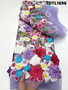 <strong>Thai</strong> People Like Wholesale Design Bridal Embroidery Tulle <strong>Wedding</strong> <strong>Dress</strong> Net Applique Mesh Floral Lace Embroidery <strong>Wedding</strong> <strong>Dresses</strong> - Product Image 5