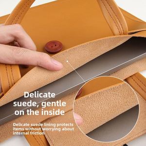 Sacs à main pour femmes imperméables et élégants, portables, 14 à 16 pouces, en cuir PU, étui pour ordinateur portable, sacoche de bureau pour ordinateur portable - Product Image 2