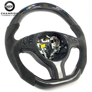 Volante de fibra de carbono de cuero LED para <span class=keywords><strong>BMW</strong></span> <span class=keywords><strong>E46</strong></span> E36 M3 E53 <span class=keywords><strong>330CI</strong></span> 325I E81 E87 E91 E92 2000 <span class=keywords><strong>2002</strong></span> 2003 2004 2005 2006 - Product Image 3