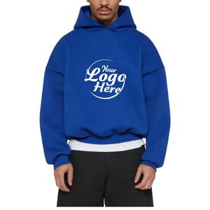 Jersey polar de algodón 100% para hombre, Sudadera con capucha de gran tamaño, Sudadera con capucha ultrasuave con bolsillos, suministro ODM de ajuste holgado de verano - Product Image 1