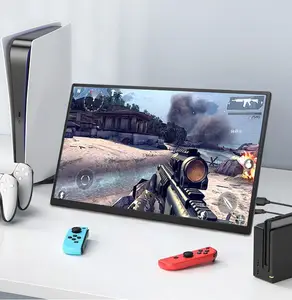 Giá rẻ Màn hình 15.6 inch 18.5 inch 1080 P 1920x1080 xách tay USB Type-C màn hình cho điện thoại thông minh PS4 Máy Tính Xách Tay Mac