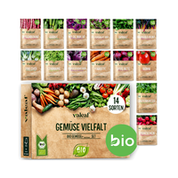 Kit de légumes biologiques de 14 pièces de haute qualité avec pot de fleur de conception animale pour la maison jardin cuisine extérieure utilisation suspendue de bureau