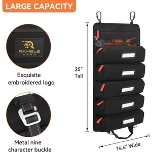 Free sample Multi-Purpose Carrier <b>tool</b> Organizer Bucket Roll up <b>Tool</b> <b>Bag</b> Wrap Roll Storage Case Hanging <b>Tool</b> Zipper Carrier <b>Tote</b> - Product Image 1