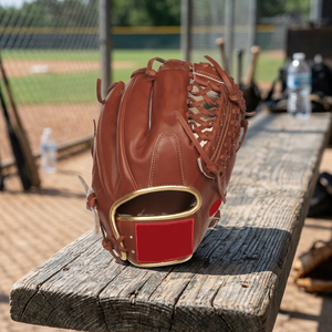 Hot Selling Custom Professional <b>Baseball</b> <b>Glove</b> Handmade Outfield % Leather Right-Handed Full Finger Non-Slip Outdoor - Product Image 3
