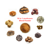 Extrait de champignon en poudre, 10 complément alimentaire, mélange de champignons, 30% for D Glucan
