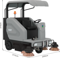 A87 BAIYUN Batterie électrique multifonctionnelle de marque Équipement de nettoyage des sols Gris Balayeuse de sol Produits de nettoyage