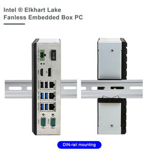 X6425 fanless DIN Rail คอมพิวเตอร์6USB 3LAN DIN Rai Mini PC กล่อง PC PC อุตสาหกรรม Mini PC PC PC PC PC ฝัง fanless อุตสาหกรรม DIN-Rail Box-PC - Product Image 3