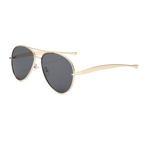 Gafas <span class=keywords><strong>de</strong></span> Sol Retro Modernas con Logotipo Personalizado, Montura Metálica <span class=keywords><strong>de</strong></span> Doble Puente <span class=keywords><strong>de</strong></span> Alta Gama, Protección UV400, Montura Completa, Cómodas, Grandes, en Forma <span class=keywords><strong>de</strong></span> <span class=keywords><strong>Ojo</strong></span> <span class=keywords><strong>de</strong></span> Gato - Product Image 1
