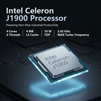 Mini PC de sécurité réseau Intel Celeron J1900 avec 4 ports LAN Gigabit RJ45, port COM, pare-feu X86, routeur, appareil