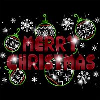 Transferts thermocollants en strass pour sapin de Noël, étoiles, autocollants de transfert à chaud, appliques de Noël pour vêtements et chaussures