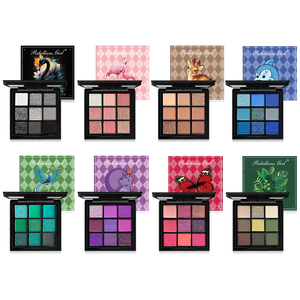 Sombras de ojos chuyên nghiệp 9 màu trang điểm <span class=keywords><strong>Eyeshadow</strong></span> Palette cao sắc tố ánh sáng lung linh Matte <span class=keywords><strong>Eyeshadow</strong></span> - Product Image 1