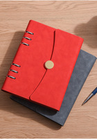 Carnet de notes A5 en similicuir à feuilles mobiles, personnalisable avec logo, design élégant, pour bureau, coffret cadeau, fabriqué en Chine