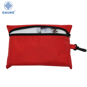 Promotion Mini First Aid Kit Hiking Vehicle Outdoor Red Manual CE ISO Certified Emergency Medical Supplies Bag