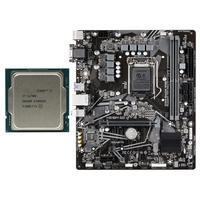 Carte mère GIGABYTE H510M-S2 en promotion, compatible Intel I5-11400 I7-1170, DDR4 64 Go double canal 1200 broches, kit CPU de bureau H510 11e génération