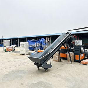 Horizontal Plastic Pallet Scrap Waste Shredder Granulator Regranulation Matching Unit Reprocess Pre-Processing Machine Color - Product Image 5