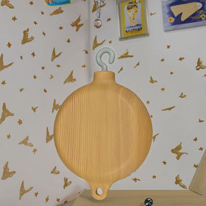 Boîte à musique de berceau mobile rotatif pour bébé marron clair 35 berceuses à piles Volume réglable crochet rotatif Technique polie - Product Image 3