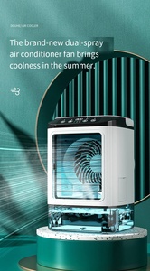 Xách tay làm mát không khí và atomization làm mát USB điều hòa Fan Mist LED ánh sáng di động có thể sạc lại máy lọc mini làm mát không khí - Product Image 5