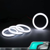 E36 E38 E39 E46 Coupe Angel Eyes Upgrade-Anneaux de halo LED bicolores avec effet coton SMD