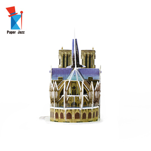<span class=keywords><strong>Puzzle</strong></span> 3d du bâtiment de renommée mondiale Notre Dame De <span class=keywords><strong>Paris</strong></span> - Product Image 4