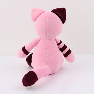 Malizioso gatto demone rosa peluche morbida pelliccia pastello unico e carino compleanno da collezione - Product Image 5