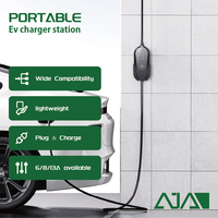 Chargeur EV réglable Portable 3.5kw 16A Type 2 Station de charge portable pour véhicules électriques Nouvelle puissance de sortie 3.5kw