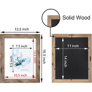<span class=keywords><strong>Azora</strong></span> Industries Cadre de miroir mural en bois fini moderne de qualité supérieure Décoration de la maison faite à la main avec élégance intemporelle - Product Image 4