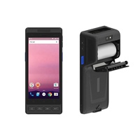 Nuevo PDA Android 14 con Pantalla Táctil IPS de 5.5'', Terminal de Datos con Impresora de Etiquetas Adhesivas y Escáner de Código de Barras