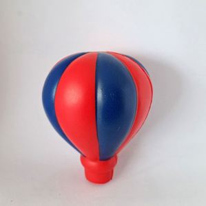 Ballon anti-stress en mousse en forme de montgolfière avec impression de logo personnalisé, jouet souple et compressible pour la promotion - Product Image 6