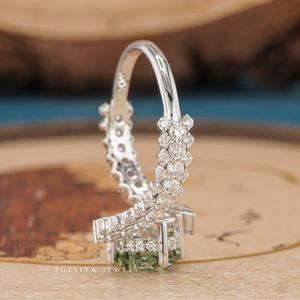 แหวนเพชรเครื่องประดับที่ดีมีสไตล์ดีไซน์เนอร์ที่ได้รับแรงบันดาลใจจากดีไซน์เนอร์ด้วยเพชรคุณภาพระดับพรีเมียมและงานฝีมืออันงดงาม - Product Image 5