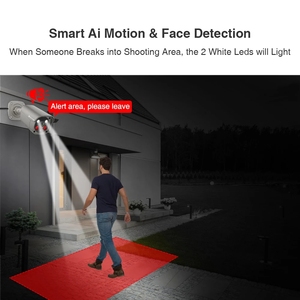 Techage H.265 двухстороннее аудио Ip Водонепроницаемая камера видеонаблюдения камера безопасности <span class=keywords><strong>5</strong></span> Мп камера видеонаблюдения - Product Image 5