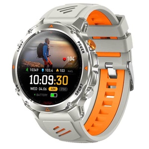HT37 Nuevo Reloj Inteligente Deportivo para Exteriores con Sistema iOS para Hombre, Pantalla IPS, Batería de 1100 mAh de Larga Duración, Resistente al Agua IP68, Linterna, Funciones de Fitness, Contesta Llamadas - Product Image 1
