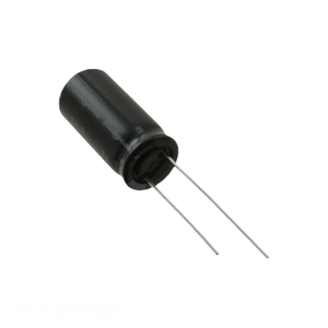 Condensador radial de aluminio de canal del fabricante, 2200 uF, ECA-1HM222E, 2200UF, 20%, 50V - Product Image 1