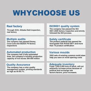 Caja de Metal con Asa Impresa Personalizada de Fábrica, Contenedor de Embalaje Metálico para Almacenamiento de Regalos Cosméticos, Fabricante - Product Image 6