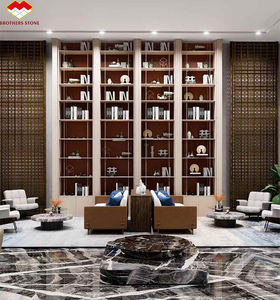 Diseño moderno Pulido Negro <span class=keywords><strong>Galaxy</strong></span> Mármol Baldosas Precio de fábrica para uso en interiores en hoteles Salones Salas de estar - Product Image 3