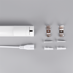 Support de lampe simple et double <span class=keywords><strong>G13</strong></span> de haute qualité 2ft-5ft LED luminaires à <span class=keywords><strong>tube</strong></span> <span class=keywords><strong>fluorescent</strong></span> <span class=keywords><strong>T8</strong></span> éclairage monté en surface cote IP65 - Product Image 6