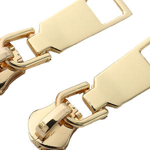 Hengda Fabriek Op Maat Gemaakte Hoge Kwaliteit Zinklegering 2-koppige Rits Dubbele Rits Schuif voor Trolleytas Ritsentrekkers - Product Image 1