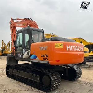 Excavatrice d'occasion HITACHI ZX160, 16 tonnes, moteur Isuzu, hydraulique Kawasaki, godet de 0,8 m, marque chinoise, pelle d'occasion - Product Image 2