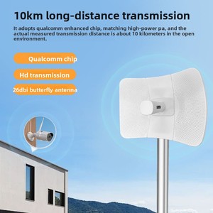 Ngoài trời công suất cao không dây cầu tốc độ cao giám sát Chức năng tường lửa mới Max. Lan dữ liệu - Product Image 2