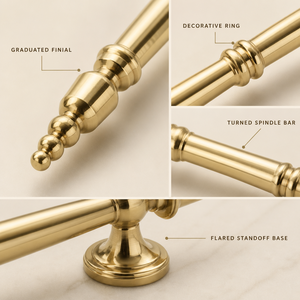 Masif Pirinç Dolap Kulpları ve Altın Çekmece Kulpları Mutfak Dolabı Aksesuarları Lüks Pirinç Kulplar Şifonyer ve Gardırop Kapıları için - Product Image 3