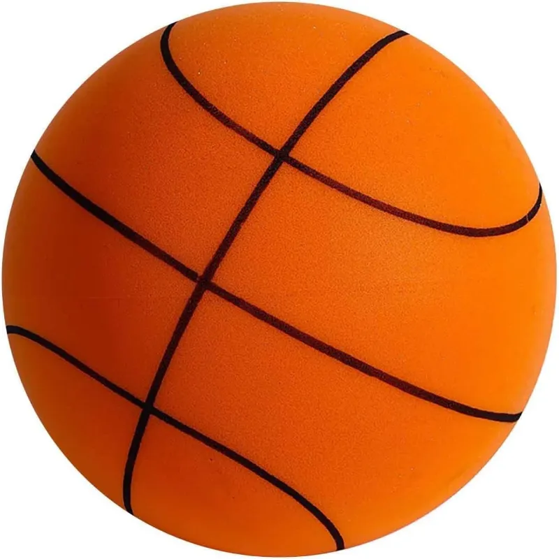Тихий баскетбольный мяч в помещении, бесшумный баскетбольный мяч 24 см № 7
