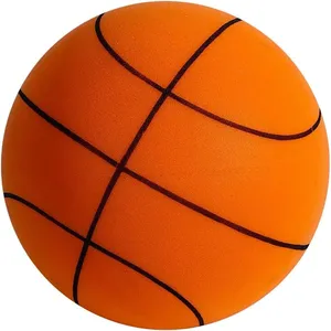 Тихий баскетбольный мяч в помещении, бесшумный баскетбольный мяч 24 см № 7