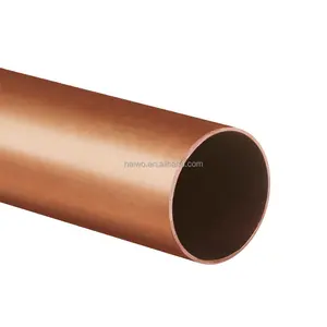 Air Conditioning Refrigerant C10100 C11000 C1011 C1220 TU0 TU1 T2 TP2 Large Diameter Hollow Copper Tubing Price Per Meter