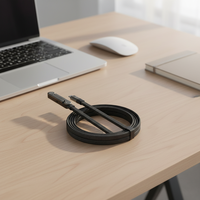 Câble de données USB-C vers Type-C en nylon tressé de haute qualité, 1,5 m, vente en gros, 240 W, 5 A, charge rapide PD, 480 Mbps, pour téléphone portable et jeux