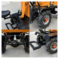 Chariot électrique basculant 1800W, capacité 1 tonne, pour engrais et aliments agricoles