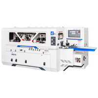 Dégauchisseuse quatre faces 180 mm de largeur, vitesse d'alimentation 8-33 m/min, pour dégauchisseuse à bois automatique, avec certifications ISO CE ISO9001 Hicas