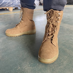 ZS-H001 Belle ville prezzo di fabbrica stivali da combattimento originali <span class=keywords><strong>uomo</strong></span> donna 8 pollici anti-hit traspiranti stivali da deserto - Product Image 1